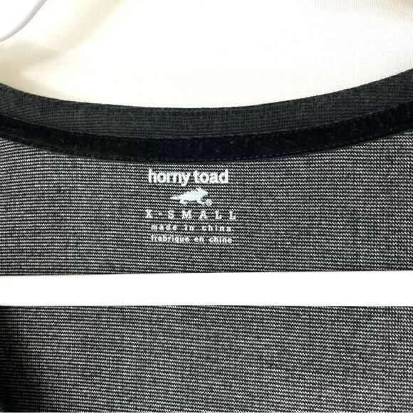 HORNY Toad Long Sleeve Black Crossover Wrap Dress - Picture 8 of 13